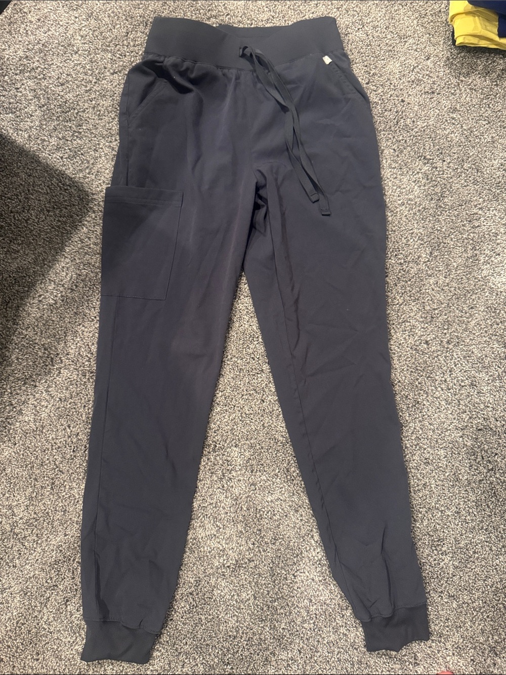 Pewter Grey Hypotheses Scrub Joggers - XS